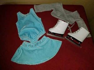 American Girl Eislauf Outfit Schlittschuhe Winter 2 in 1 - Bild 1 von 4