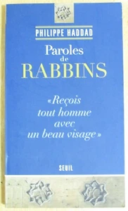 WORDS OF RABBIS by PHILIPPE HADDAD THRESHOLD EDITIONS 2010 - Picture 1 of 2