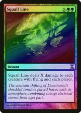 Squall Line FOIL Time Spiral PLD Green Rare MAGIC THE GATHERING CARD ABUGames