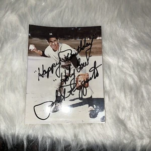Phil Rizzuto Auto Hand Signed Signature Autograph Photo - Authentic HOF - Picture 1 of 2