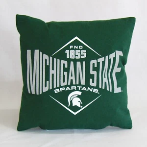 Michigan State University Spartans Decorative Pillow 12"x12" - Picture 1 of 4