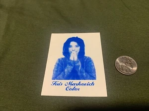Kris Markovich Bjork COLOR Blue Skateboard Original OOP Sticker - Picture 1 of 2