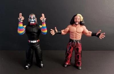 BIG RUBBER GUYS JEFF HARDY MATT HARDY SERIES 8 +9 WWE FIGURES NEW ljn - Image 1 of 2