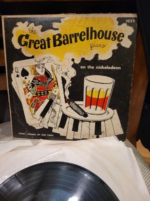Great Barrelhouse Piano LP Cook 1035 NM Vinyl VG Cover Sounds of Our Times - Image 1 of 4