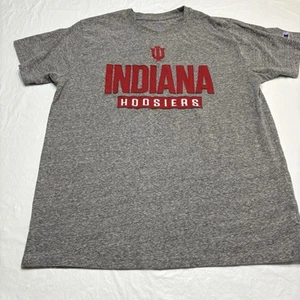Champion NCAA Indiana Hoosiers Gray Short Sleeve T Shirt Men’s XL - Picture 1 of 7