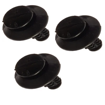 For Lincoln Mark VII 1990-1992 Panel Trim Retainer Interior 3 Pieces Nylon Black - Image 1 of 4