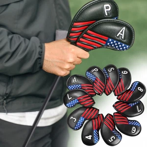 Juego de 12 cubiertas de hierro para golf para cabeza de hierro/juego de palos de hierro principales de ajuste universal - Imagen 1 de 7