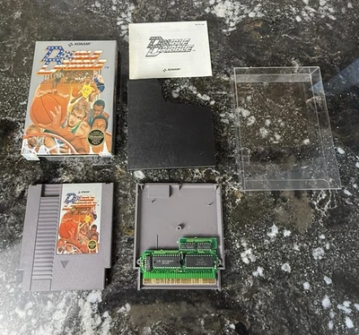 Double Dribble (Nintendo NES, 1987) COMPLETE CIB TESTED NICE!! - Image 1 of 4