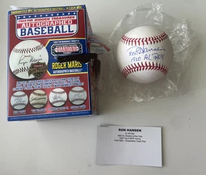 Tristar Hidden Treasures Ron Hansen Autograph Auto Baseball - Picture 1 of 2