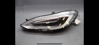 2016-2021 Tesla Model-S LEFT Driver OEM SAE UP LEVEL Headlight 105357000D - Image 1 of 4