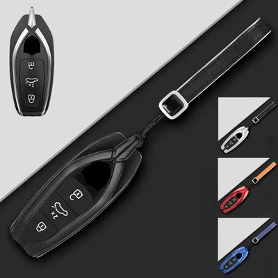 Aluminum Alloy Silicone Car Key Fob Case Cover For Lamborghini URUS Accessories - Image 1 of 4