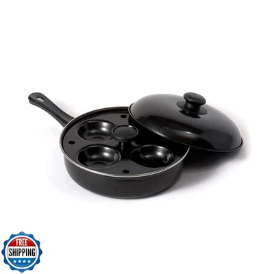 Fox Run Egg Pan, Non-stick Egg Poacher and Fry Pan Set - Image 1 of 4