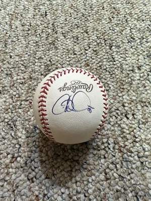 Cole Hamels Autographed 2008 World Series Baseball, MVP, Philadelphia Phillies! - Image 1 of 2