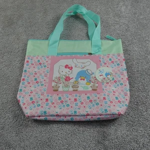 Bolso de Mano Hello Kitty Sanrio Friends Aislado Refrigerador Rosa Floral Grande - Imagen 1 de 12