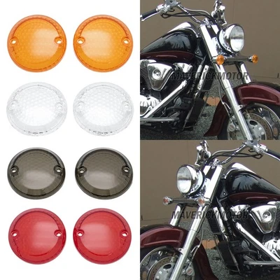 Turn Signal Light Lens Indicator Cover For Suzuki Intruder Marauder Savage VX800 - Image 1 of 4