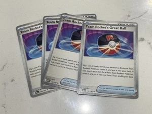 4x Team Rockets Great Ball 175/182 Destined Rivals casi nuevo. Juego - Imagen 1 de 1