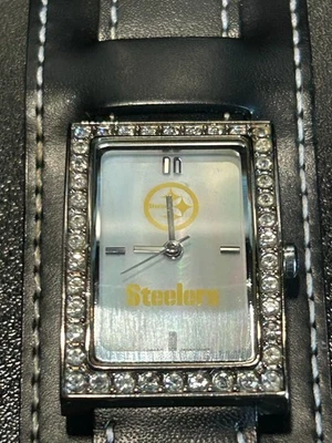 Pittsburgh Steelers ~ Reloj Damas ~ LogoArt ~ De Colección (2005) ~ Necesita Batería Foto 1 de 4