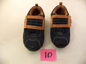 Paar schwarz/hellbraun Canvas Pediped anatomische Kinderschuhe (US-Größe 9/EU-Größe 26) - Bild 1 von 3