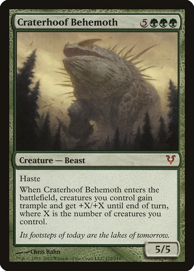 MTG Craterhoof Behemoth  - Avacyn Restored #172 - Image 1 of 1