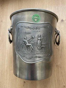 Stilvoller Frieling Zinn Eiskübel, Eiseimer, Sektkühler, Champagner Kübel - Bild 1 von 7