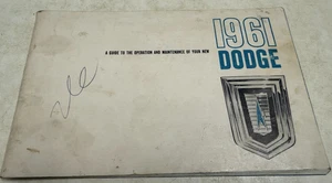 1961 Dodge Dart & Polara  Car Owners Glovebox Manual - Picture 1 of 4