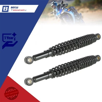 Amortiguadores negros 335 mm (13 1/8") para Honda S65 CL/CT70 XL75 CL/CM/S90 CM91 Foto 1 de 4