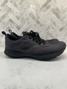 Brooks Revel 5 Running Shoes Sneakers Black Ebony Dark Grey Mens Size 12 D 12D - Bild 1 von 8