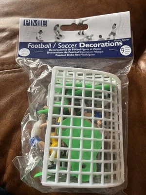 PME FS009 Football Cake Toppers Set - 9 Piece - Image 1 of 2