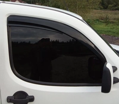 FIAT DOBLO MK1 2000-2010 EXTERNAL FIT WIND RAIN SUN SMOKE GUARD DEFLECTORS 2PCS - Image 1 of 4
