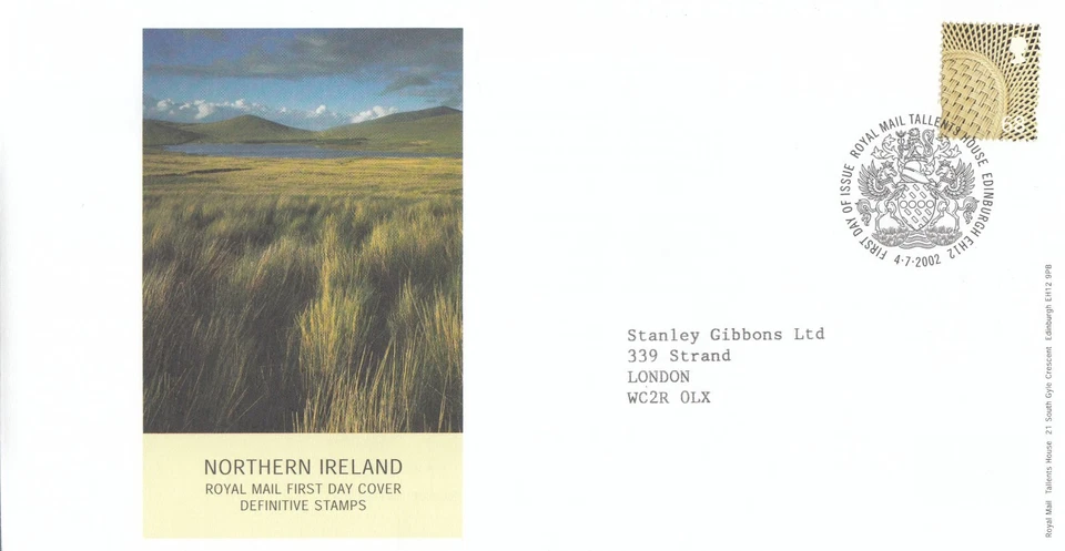 68p GB Northern Ireland RM FDC Tallents (b) 2002 (150180) - Image 1 of 1