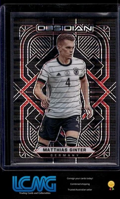 2021-22 Panini Obsidian #83 Matthias Ginter Electric Etch Red Pulsar #01/26 E3K - Image 1 of 2