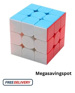 QiHang Warrior M 3x3 Magic Cubes White Black Speed Puzzle Professional Cube - Picture 1 of 5