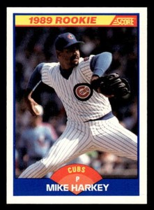 Mike Harkey 1989 Score #624   Chicago Cubs