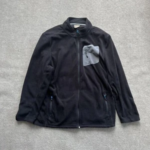 NordicTrack Men's Sweater XXL Black Full Zip Long Sleeve Front Pockets. - Picture 1 of 8