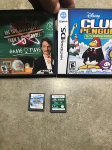 Ds Lot Of 4 Club Penguin Olympic Winter Games LL World Series BB R U smarter - Picture 1 of 6