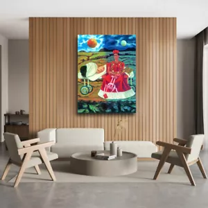 Frida Kahlo - Baum der Hoffnung Keep Strong - LEINWAND oder DRUCK WANDBILD - Bild 1 von 4