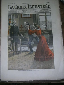 La croix illustrée N° 232 1905 Gravure scène de dispute Enfant de choeur - Picture 1 of 1