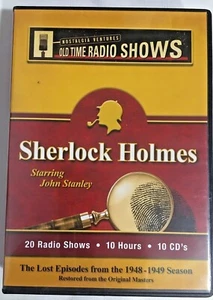 SHERLOCK HOLMES Nostalgia Ventures Old Time Radio Shows (20 Shows-10 CDs) Rare - Picture 1 of 4