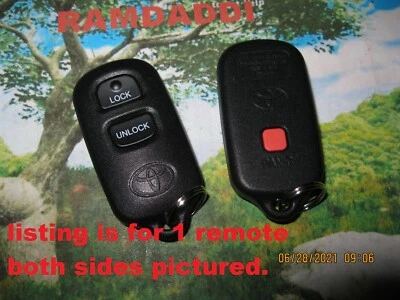 COMO NUEVO OEM para TOYOTA RAV4 HIGHLANDER 3 botones REMOTO HYQ12BAN FOB Transmisor  Foto 1 de 2