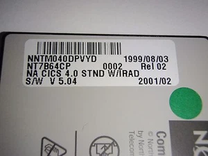 Nortel Norstar CICS Compact ICS Software 4.0 standard w/IRAD NT7B64CP v5.04 - Picture 1 of 1