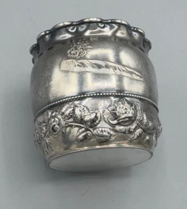 Antique QUADRUPLE SILVER PLATE Cigar Cup | 136 grams - Picture 1 of 9