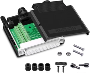 Thinner DB37 Solderless RS232 D-SUB Serial to 37-Pin Port Terminal Female Adapte - Picture 1 of 12
