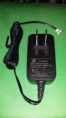 AC-DC  Adaptor 12vdc 1a 12v 1 amp UL Listed Power Supply  - Image 1 of 3