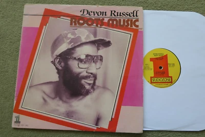 DEVON RUSSELL – ROOTS MUSIC LP – EXC+ 1982 STUDIO ONE REGGAE DUB - Image 1 of 2