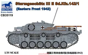 Bronco CB35119 1/35 alemán StuG III Ausf E Sd.Kfz 142/1 (Frente oriental 1942) - Imagen 1 de 1