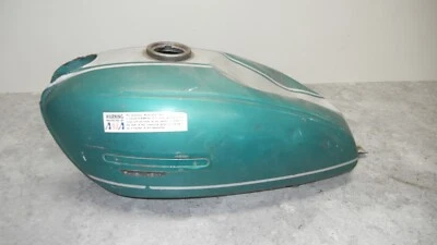 1971 SUZUKI T250 T 250 HUSTLER GAS FUEL PETROL TANK OEM GREEN - Image 1 of 4