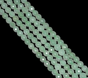 6 mm LOTE DE PEREJIL AVENTURINA PIEDRA PRECIOSA VERDE FACETADO CUENTAS SUELTAS REDONDAS 15,5 pulgadas - Imagen 1 de 1