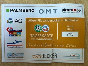 Ticket Eintrittskarte Landespokal FC Schönberg 95 - Hansa Rostock - 01.05.2025 - Bild 1 von 1