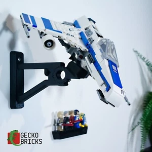 Montaje de pared de ladrillos gecko para LEGO Star Wars New Republic E-Wing 75364 - Imagen 1 de 6