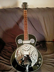 Bryce Dobro1 EQ Electro Acoustic Guitar Resonator | Black EXCELLENT USED - Picture 1 of 4